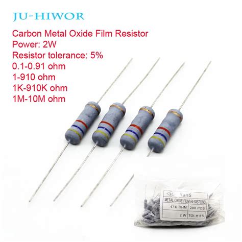 Resistors Single Resistors Huaban 20pcs 3w 3 Watts 0r2 02 Ohm 5 Metal