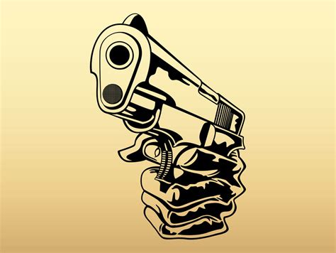 Cartoon Gun Drawing At Getdrawings Free Download