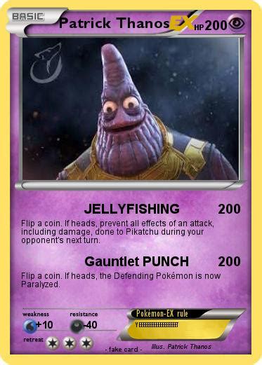 Pokémon Patrick Thanos Jellyfishing My Pokemon Card