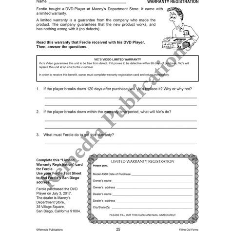 Practical Practice Reading Filling Out Forms Ebook