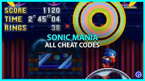 All Sonic Mania Cheat Codes And How To Enter Them
