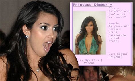Kim Kardashians Myspace Page From 2006 Amusingly Revisited Daily Mail Online