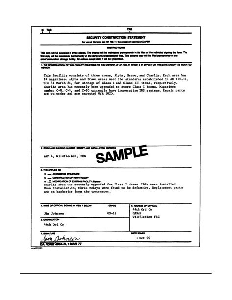 Da Form R Fillable Printable Forms Free Online