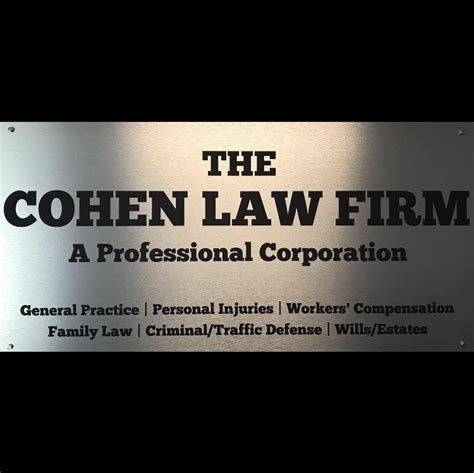 The Cohen Law Firm A Professional Corporation Baltimore Md