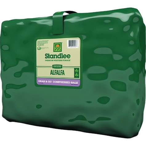 Standlee Premium Western Forage 50 Lb Certified Alfalfa Grab And Go