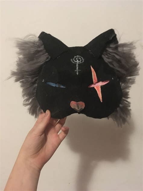 Black Cat Therian Mask Etsy