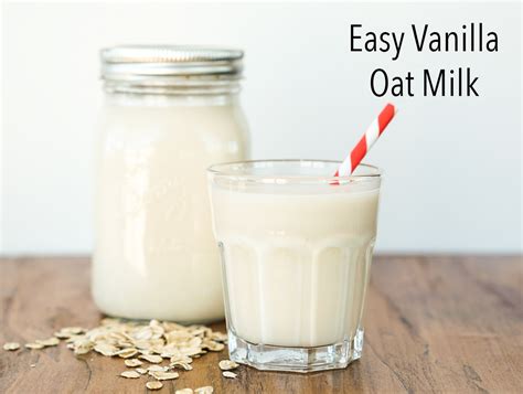 Easy Vanilla Oat Milk Who Needs Salad Recipe Oat Milk Vanilla
