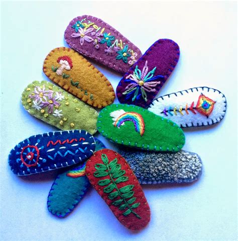 Maybe you would like to learn more about one of these? Beneath the Rowan Tree: Wool Felt Hair Clips :: DIY Tutorial for Pretty Barrettes