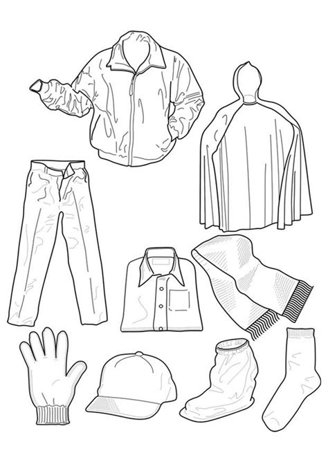 Dibujo para colorear ropa - Dibujos Para Imprimir Gratis - Img 17095