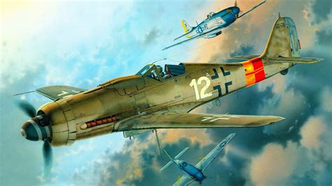 Focke Wulf Fw 190 Hd World War Ii Luftwaffe Warplane Hd Wallpaper