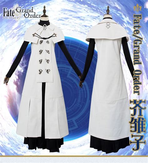 Anime Fategrand Order Fgo Akuta Hinako Uniform Cosplay Costume Long