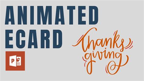 Animated Powerpoint Gratitude Ecard Jennifer Sharkey