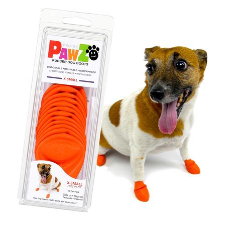 Pawz Dog Boots M | Dog Paw Protection with Dog Rubber Booties | Dog