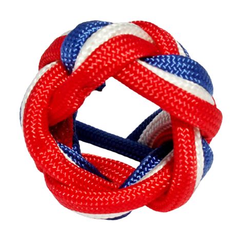 Handmade Scout Neckerchief Slide Woggle Eagle Paracord Turks Head Knot Red Blue EBay