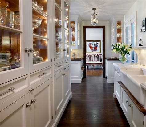 Whether you're painting kitchen cabinets or replacing them entirely, these cabinetry trends offer style with staying power. O'Brien Harris - galley kitchen, floor to ceiling china ...