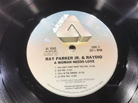 P2 87 Ray Parker Jr And Raydio A Woman Need Love 1981 Al 9543 Ebay