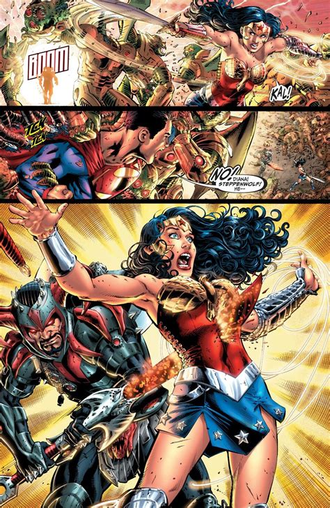 Darkseid S General Steppenwolf Kills Wonder Woman With Extreme Prejudice Wonder Woman Comic