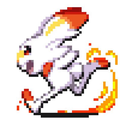 Scorbunny Pokemon Sprites Pixel Art Pokemon Pokemon
