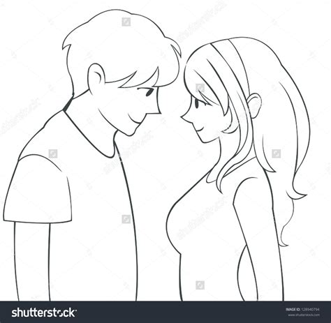 Romantic Simple Couple Drawings Easy Instituto