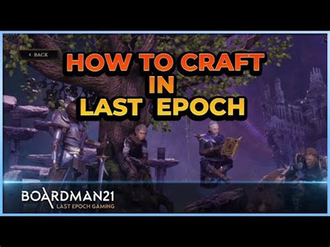 Last Epoch How To Craft And Some Tricks To It Guide C Youtube
