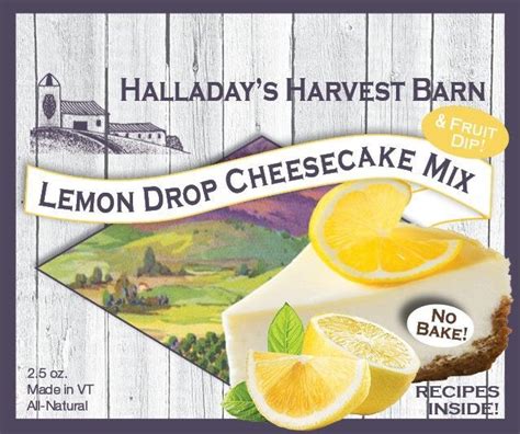 lemon drop cheesecake mixes halladays
