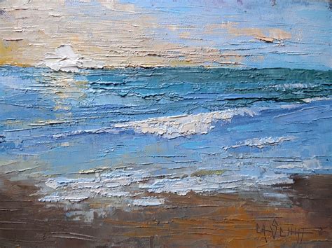 Carol Schiff Daily Painting Studio Small Seascape With