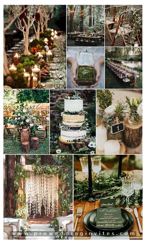 A Collage Of Photos With Different Types Of Wedding Decorations And