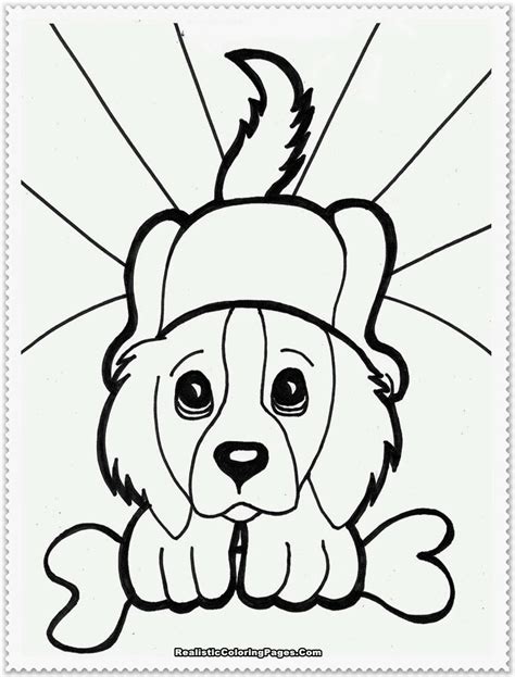Puppy Coloring Pages | Realistic Coloring Pages
