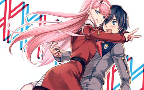 Zero Two And Hiro Wallpapers Top Free Zero Two And Hiro Backgrounds