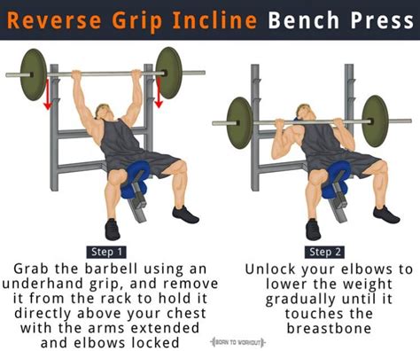 Reverse Grip Incline Bench Press Born To Workout Born To Workout