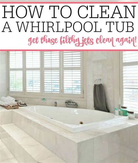 Clean the jets with a toothbrush. How To Clean A Whirlpool Tub - Frugally Blonde