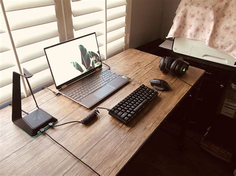 Laptop Setup Clean Projeto De Home Office Home Office Home