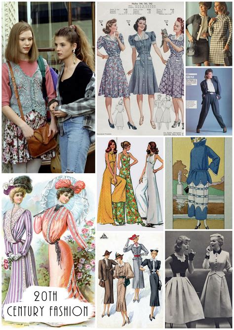 20th Century Fashion Timeline Depolyrics
