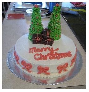 To laugh and have fun during the christmas season, never. funny christmas cards: Christmas Tree Cake