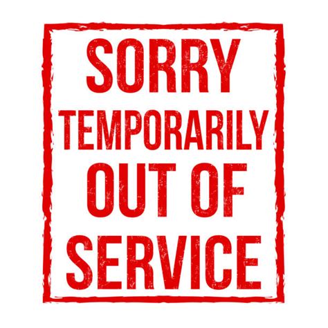 Out Of Service Sign Stock Photos Pictures And Royalty Free Images Istock
