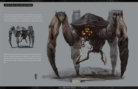 Artstation Alien Bugs Design 04 Longque Chen Monster Concept Art