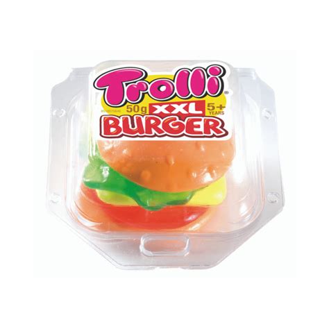 Xxl Burger Gummy Candy 50g Trolli