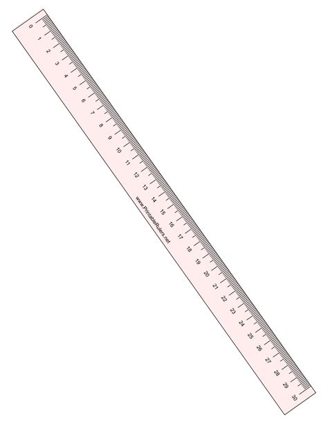 Free Printable Blank Ruler Templates 10 Cm Inch Paper Pdf