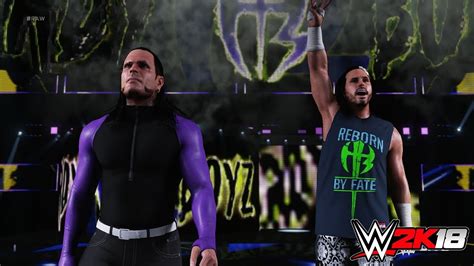 Jeff hardy forces his brother matt to say i quit by strapping him to a table. WWE 2k18: The Hardy Boyz Entrance | Matt Hardy and Jeff ...