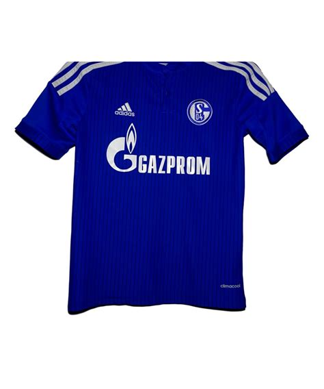 This great design shirt with classic paddock's jeans sponsor was used as the side finished. 2014-15 Schalke 04 Home Shirt (MB) | The Kitman Football ...