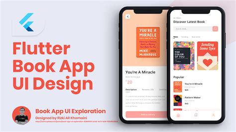 Flutter Ui Designing Book App Ui Design Uplabs Abdul Aziz Ahwan