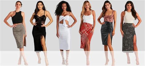 Fitted Midi Skirt Outfits