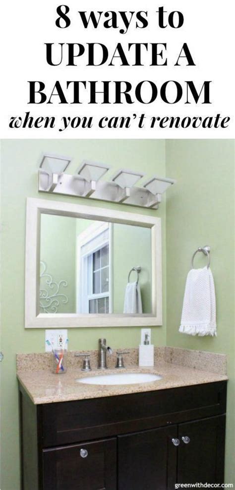 Easy Ways To Update A Bathroom Without Renovating If You Cant Afford