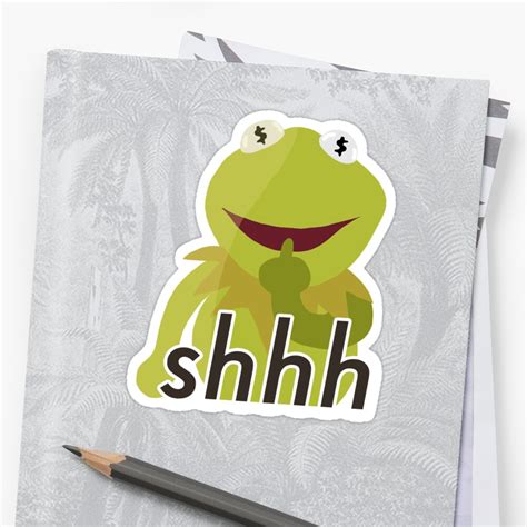 Kermit The Frog Stickers By Fizsh Redbubble