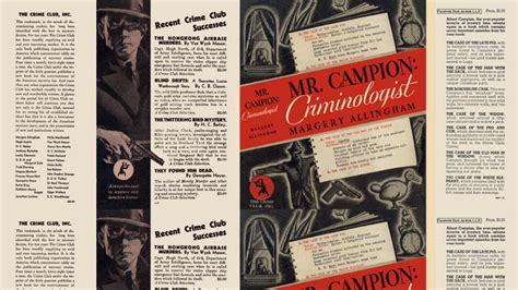 Forgotten Detectives of Golden Age Mysteries from Books