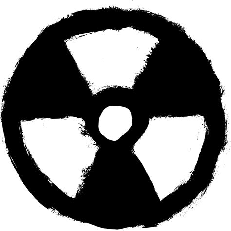 4 Grunge Radioactive Sign Png Transparent