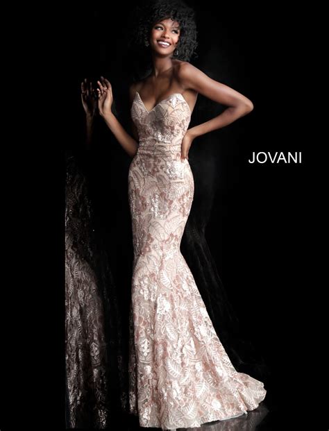 jovani 67331 champagne long fitted embellished prom d jovani dresses prom dress pattern