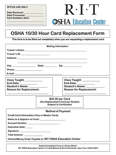 Check out the best osha 10 online courses below. Osha 30 Card Template - Fill Online, Printable, Fillable throughout Osha 10 Card Template - Pr ...