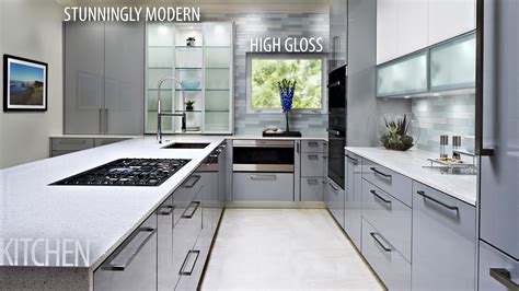 Modern High Gloss Kitchen Cabinets