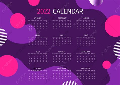 Gambar Titik Ungu Kalender 2022 Templat Untuk Unduh Gratis Di Pngtree